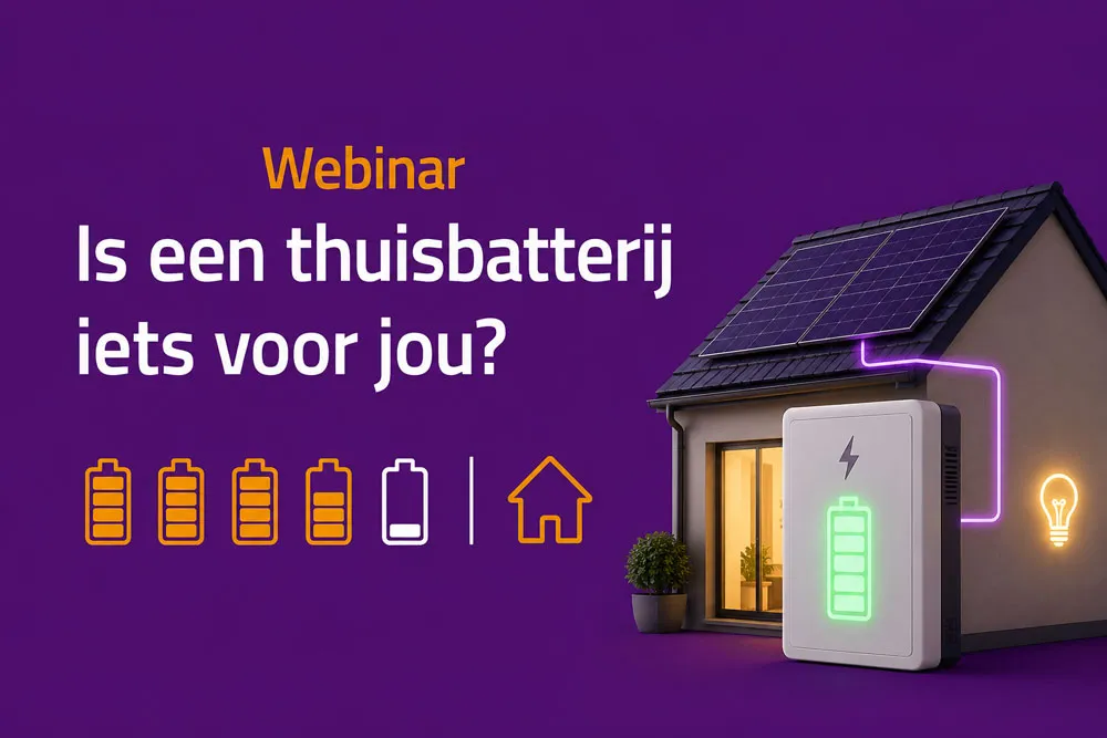 Webinar: is een thuisbatterij iets voor jou?