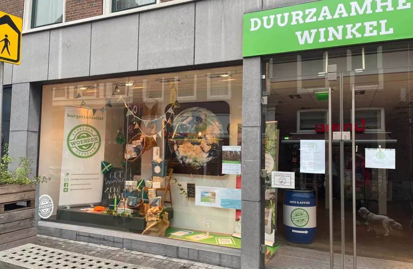 Pui duurzaamheidswinkel