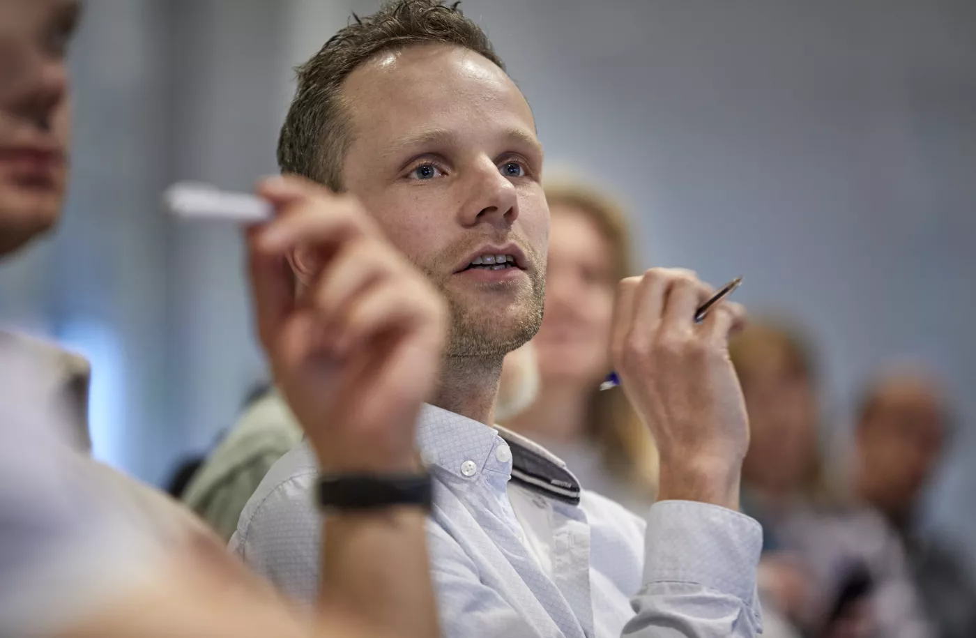 Informatiebijeenkomst VvE's man close-up