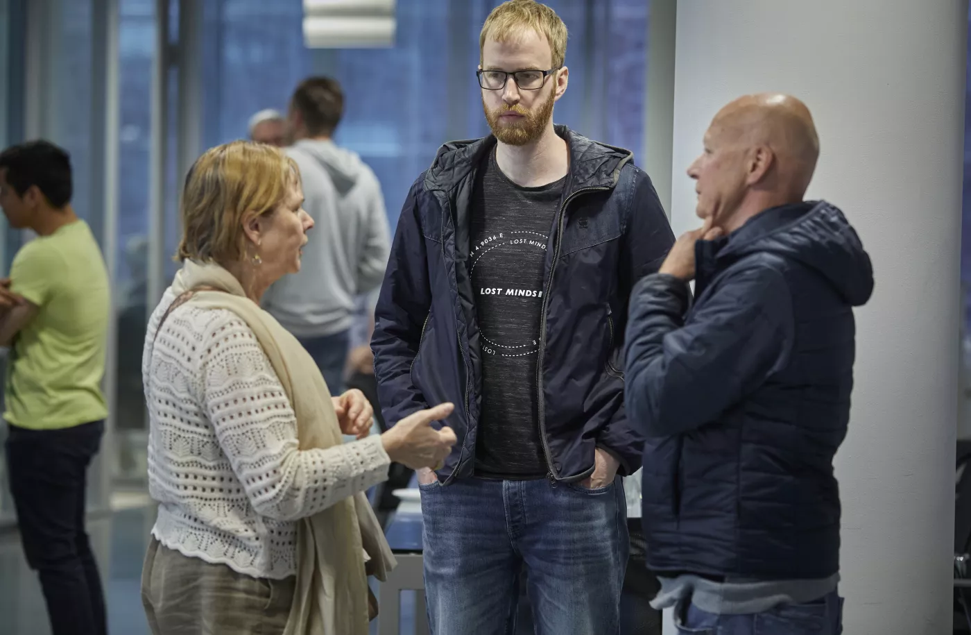 VvE-cursisten in gesprek