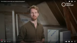 Voorbeeld video zelf je dak isoleren met isolatieplaten