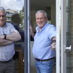 Portret van Henk en Guido